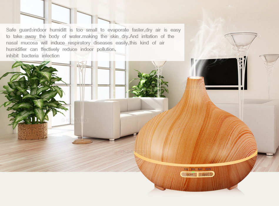 Humificador con aromas tropicales y relajantes